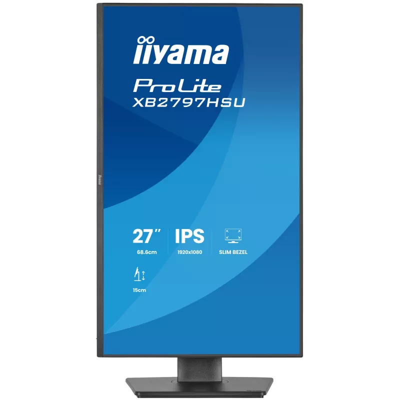 iiyama ProLite XB2797HSU-B1 kompiuterio monitorius 68,6 cm (27 colių) 1920 x 1080 pikselių Full HD LED juodas