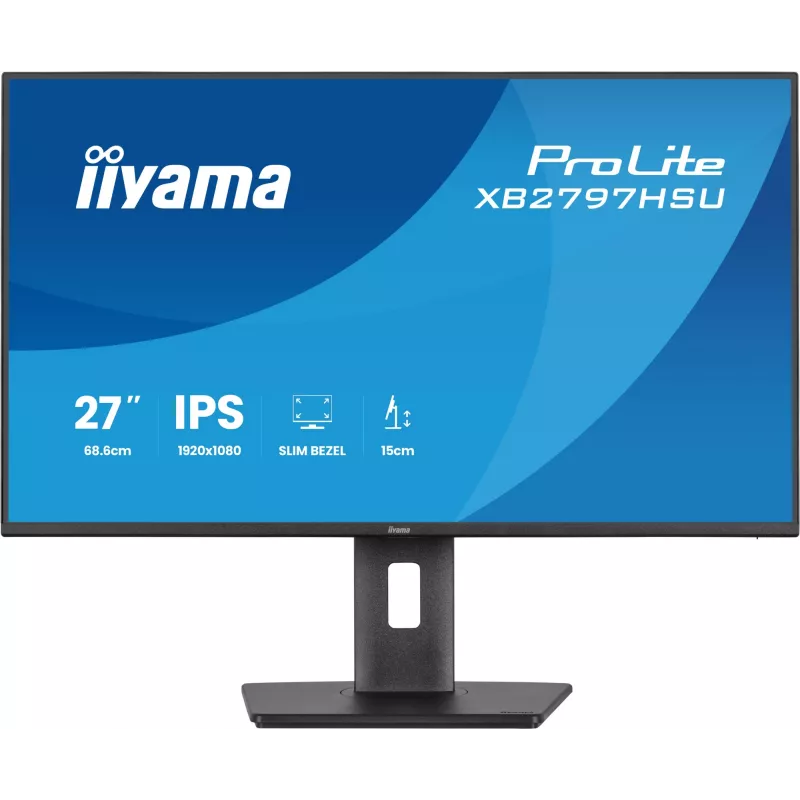 iiyama ProLite XB2797HSU-B1 kompiuterio monitorius 68,6 cm (27 colių) 1920 x 1080 pikselių Full HD LED juodas