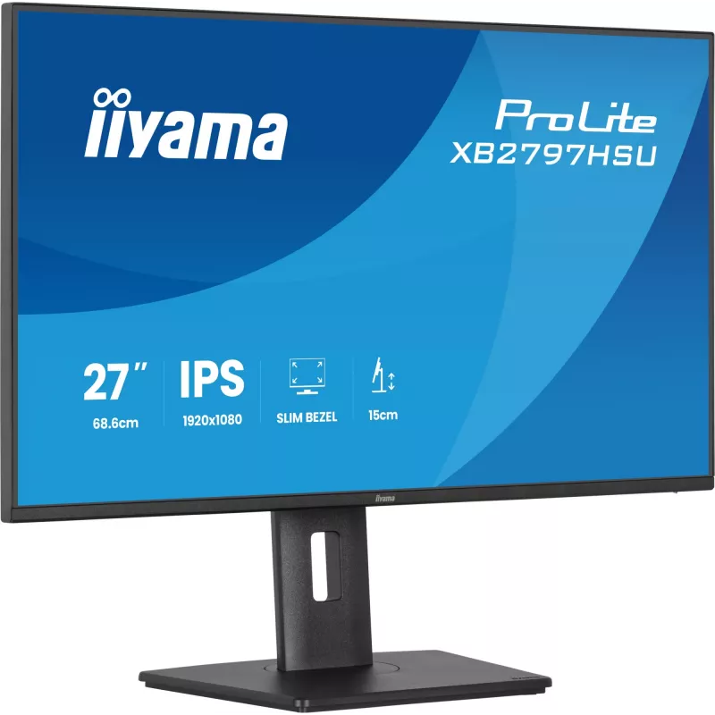 iiyama ProLite XB2797HSU-B1 kompiuterio monitorius 68,6 cm (27 colių) 1920 x 1080 pikselių Full HD LED juodas