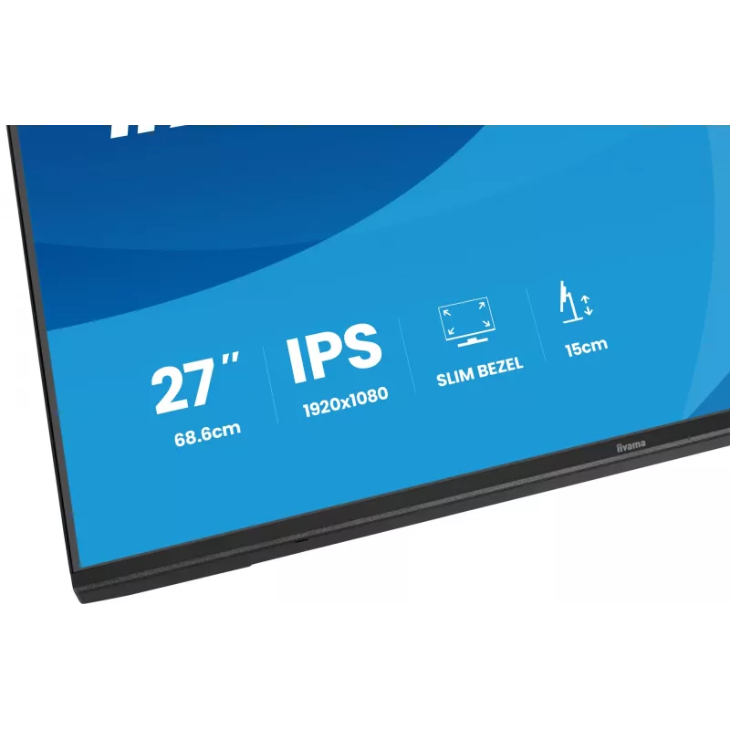 iiyama ProLite XB2797HSU-B1 kompiuterio monitorius 68,6 cm (27 colių) 1920 x 1080 pikselių Full HD LED juodas