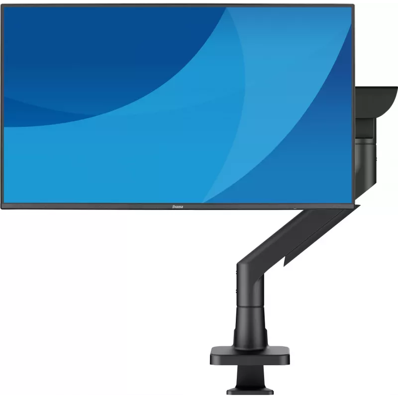 Monitoriaus stalinis laikiklis IIYAMA DS6001C-B1, skirtas 49 colių (124,5 cm) ekranams, spaustuvas / tarpiklis, VESA 75x75–100x100, reguliuojamas aukštis, pakreipimas -60–50°, juodas