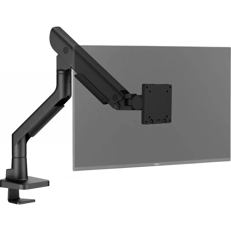 Monitoriaus stalinis laikiklis IIYAMA DS6001C-B1, skirtas 49 colių (124,5 cm) ekranams, spaustuvas / tarpiklis, VESA 75x75–100x100, reguliuojamas aukštis, pakreipimas -60–50°, juodas