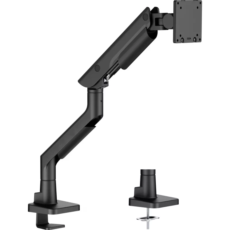 Monitoriaus stalinis laikiklis IIYAMA DS6001C-B1, skirtas 49 colių (124,5 cm) ekranams, spaustuvas / tarpiklis, VESA 75x75–100x100, reguliuojamas aukštis, pakreipimas -60–50°, juodas