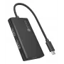 ICY BOX adapteris USB Type-C prie 3x HDMI, USB 3.2 Gen 2 (3.1 Gen 2) Type-C, HDMI, 10000 Mbit/s, 144 Hz, 3840 x 2160, 7680 x 4320, 7680 x 4320 pikseliai