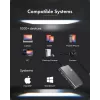 ICY BOX adapteris USB Type-C prie 3x HDMI, USB 3.2 Gen 2 (3.1 Gen 2) Type-C, HDMI, 10000 Mbit/s, 144 Hz, 3840 x 2160, 7680 x 4320, 7680 x 4320 pikseliai