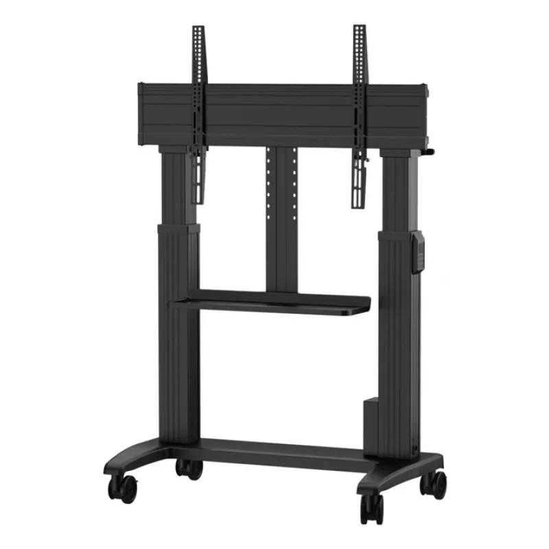 Ratinė bazė Yealink MB-FS-Lift — montavimas ant grindų, juoda, 87 kg talpa, 600×1100 mm