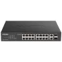 D-Link DGS-1100-18PV2 tinklo komutatorius valdomas L2 Gigabit Ethernet (10/100/1000) Power over Ethernet (PoE) 1U juodas