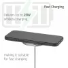 Belaidis įkroviklis club 3d CAC-3026 25W Qi2 magnetinis kilimėlis, suderinamas su Qi 2.2 MagSafe, 1 m laidas, baltas