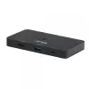 KVM jungiklis club 3d Dual USB-C į HDMI, 2 prievadų, 4K UHD 3840x2160, USB-C pultas, 65W PD, juodas