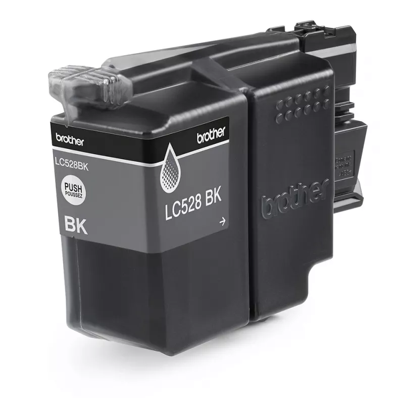 Rašalo kasetė Brother LC528BK — Originali juoda, vienos pakuotės, išeiga apie 6000 puslapių