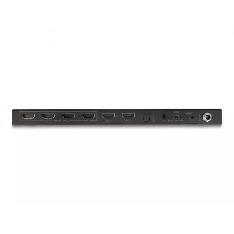 DeLOCK HDMI matricos komutatorius 4 x HDMI įvestis į 2 x HDMI išvestis 4K 60 Hz