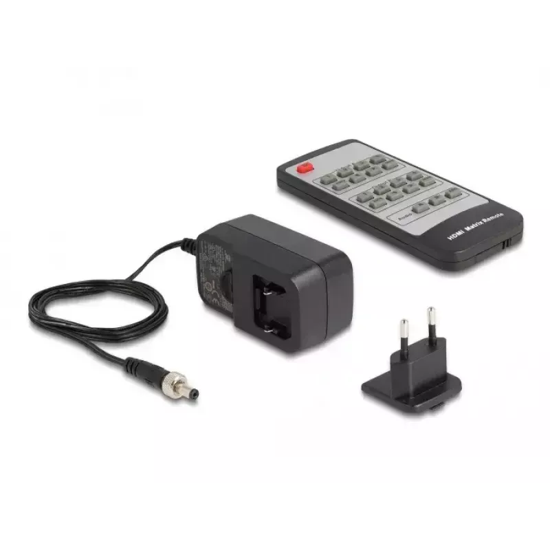 DeLOCK HDMI matricos komutatorius 4 x HDMI įvestis į 2 x HDMI išvestis 4K 60 Hz