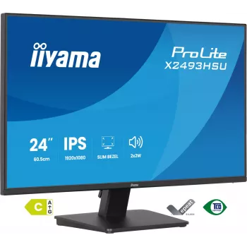 Monitor IIYAMA X2493HSU-B1 24 col. (60,5 cm) IPS 16:10 HDMI DisplayPort 2×USB