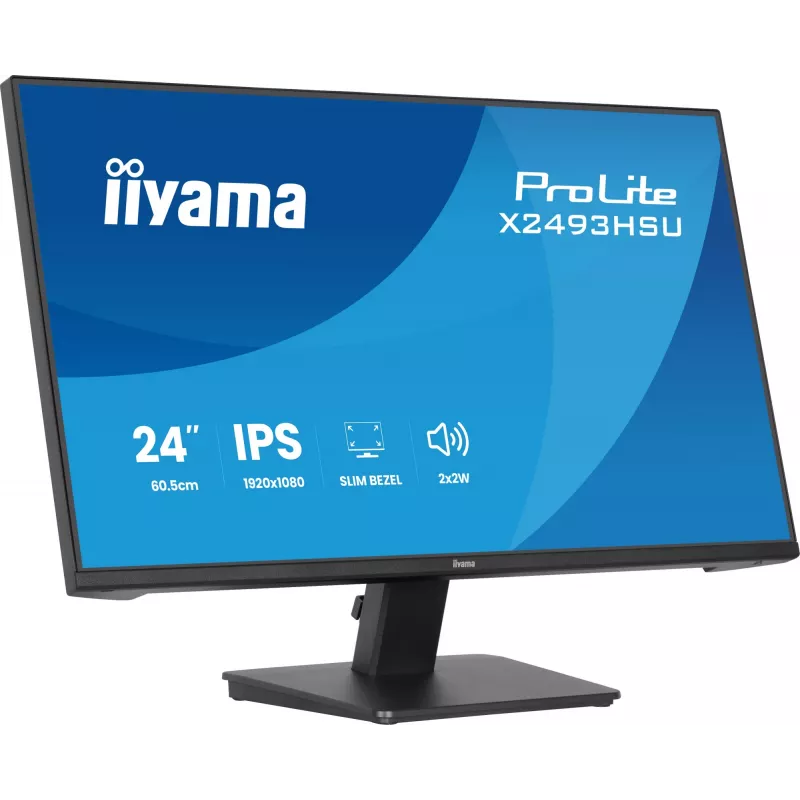 Monitor IIYAMA X2493HSU-B1 24 col. (60,5 cm) IPS 16:10 HDMI DisplayPort 2×USB