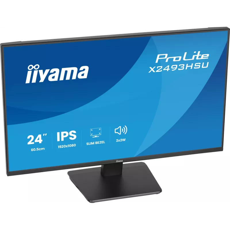 Monitor IIYAMA X2493HSU-B1 24 col. (60,5 cm) IPS 16:10 HDMI DisplayPort 2×USB