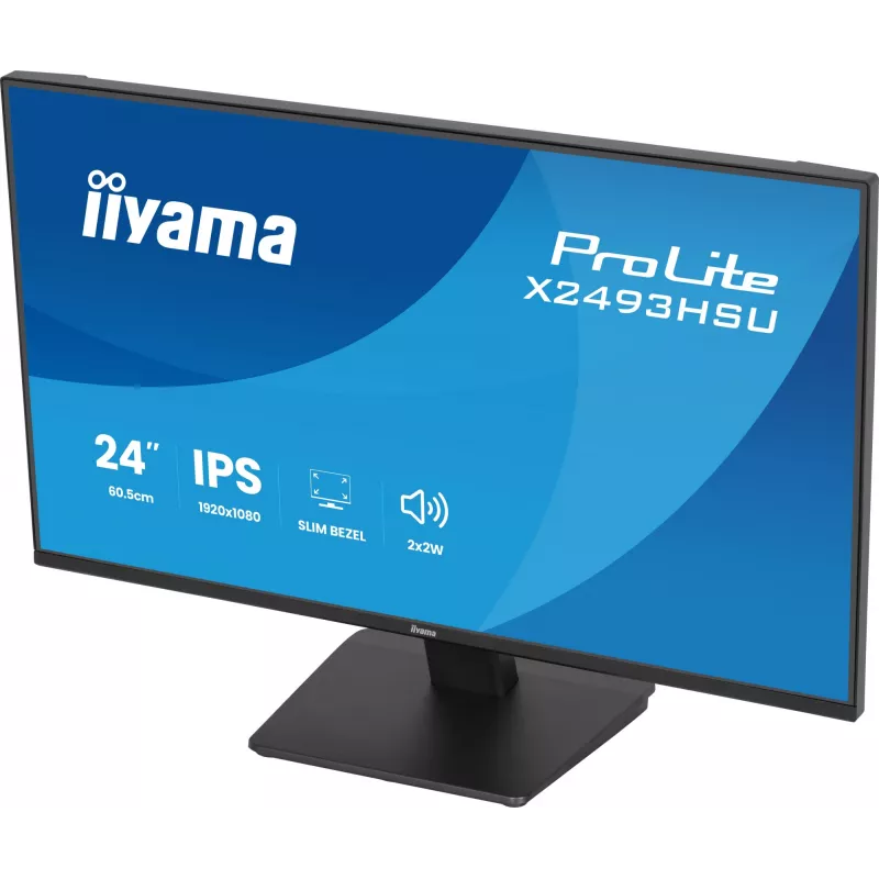Monitor IIYAMA X2493HSU-B1 24 col. (60,5 cm) IPS 16:10 HDMI DisplayPort 2×USB