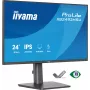 Kompiuterio monitorius IIYAMA ProLite XB2493HSU-B1 23,8 colio (60,5 cm) Full HD IPS LED, 1920×1080, 1 ms, 178° žiūrėjimo kampai, USB šakotuvas, garsiakalbiai, juodas