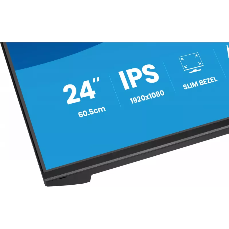Kompiuterio monitorius IIYAMA ProLite XB2493HSU-B1 23,8 colio (60,5 cm) Full HD IPS LED, 1920×1080, 1 ms, 178° žiūrėjimo kampai, USB šakotuvas, garsiakalbiai, juodas