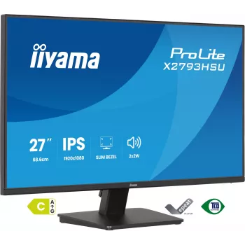 iiyama ProLite X2793HSU-B1 kompiuterio monitorius 68,6 cm (27 colių) 1920 x 1080 pikselių Full HD LED juodas
