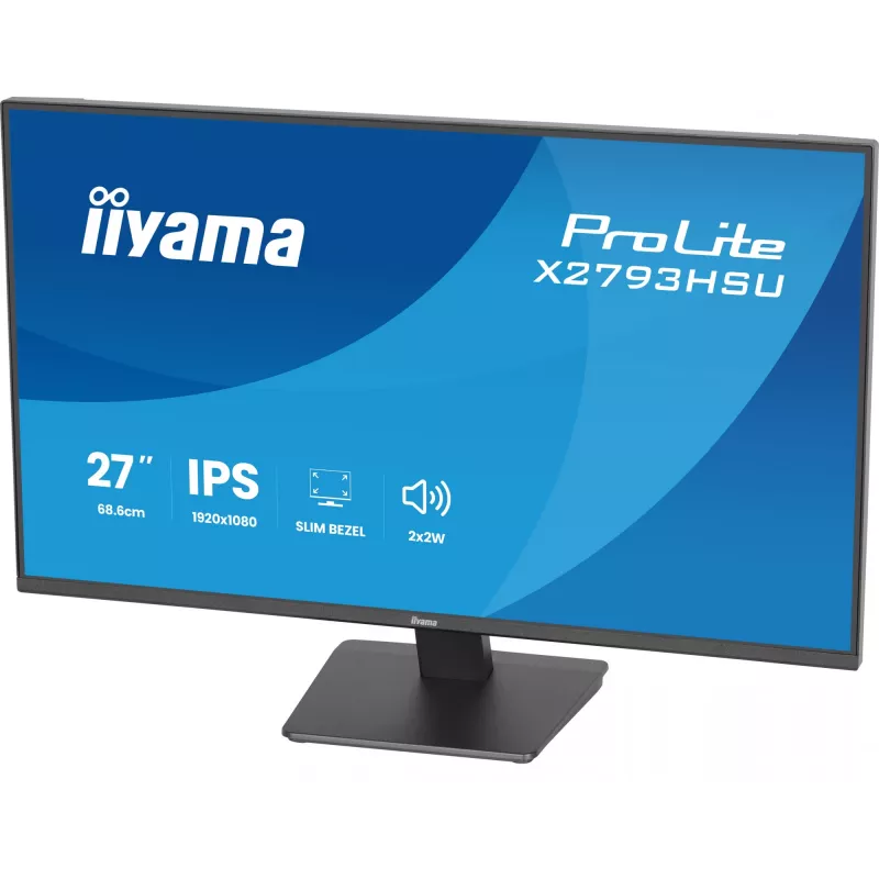 iiyama ProLite X2793HSU-B1 kompiuterio monitorius 68,6 cm (27 colių) 1920 x 1080 pikselių Full HD LED juodas