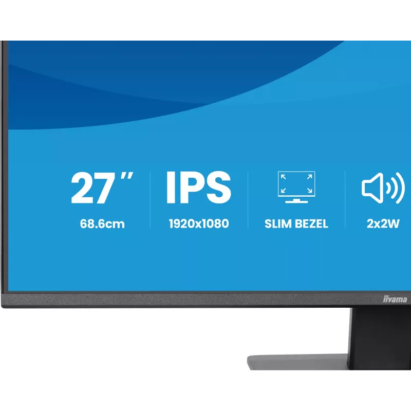 iiyama ProLite X2793HSU-B1 kompiuterio monitorius 68,6 cm (27 colių) 1920 x 1080 pikselių Full HD LED juodas