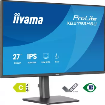 iiyama ProLite XB2793HSU-B1 kompiuterio monitorius 68,6 cm (27 col.) 1920 x 1080 pikselių Full HD LED juodas