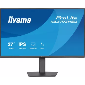 iiyama ProLite XB2793HSU-B1 kompiuterio monitorius 68,6 cm (27 col.) 1920 x 1080 pikselių Full HD LED juodas