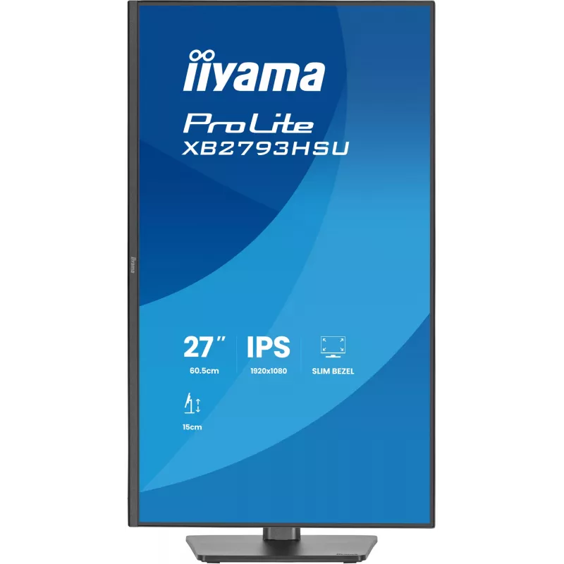 iiyama ProLite XB2793HSU-B1 kompiuterio monitorius 68,6 cm (27 col.) 1920 x 1080 pikselių Full HD LED juodas