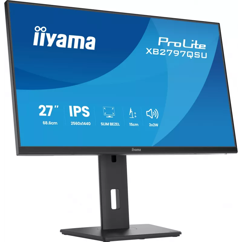 iiyama ProLite XB2797QSU-B1 kompiuterio monitorius 68,6 cm (27 colių) 2560 x 1440 pikselių Quad HD LED juodas