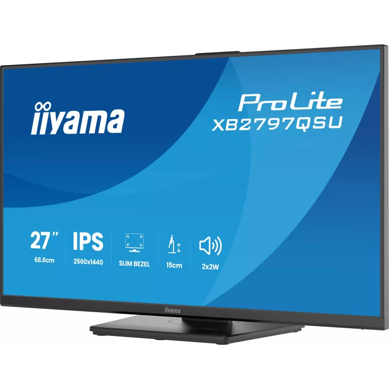 iiyama ProLite XB2797QSU-B1 kompiuterio monitorius 68,6 cm (27 colių) 2560 x 1440 pikselių Quad HD LED juodas