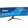 Kompiuterio monitorius IIYAMA XCB4594DQSU-B1 44 col. (111,8 cm) lenktas Dual QHD 5120×1440 VA LED, 2 ms, USB-C, USB 3.2, VESA, garsiakalbiai