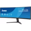 Kompiuterio monitorius IIYAMA XCB4594DQSU-B1 44 col. (111,8 cm) lenktas Dual QHD 5120×1440 VA LED, 2 ms, USB-C, USB 3.2, VESA, garsiakalbiai