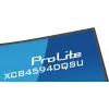 Kompiuterio monitorius IIYAMA XCB4594DQSU-B1 44 col. (111,8 cm) lenktas Dual QHD 5120×1440 VA LED, 2 ms, USB-C, USB 3.2, VESA, garsiakalbiai