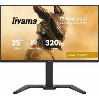 Žaidimų monitorius IIYAMA G-Master GB2591HSU-B1 24,5 col. (68,6 cm) Full HD — HDMI/DisplayPort/USB, juodas