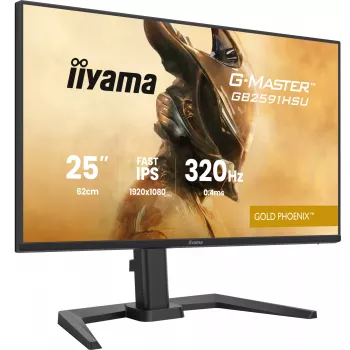 Žaidimų monitorius IIYAMA G-Master GB2591HSU-B1 24,5 col. (68,6 cm) Full HD — HDMI/DisplayPort/USB, juodas