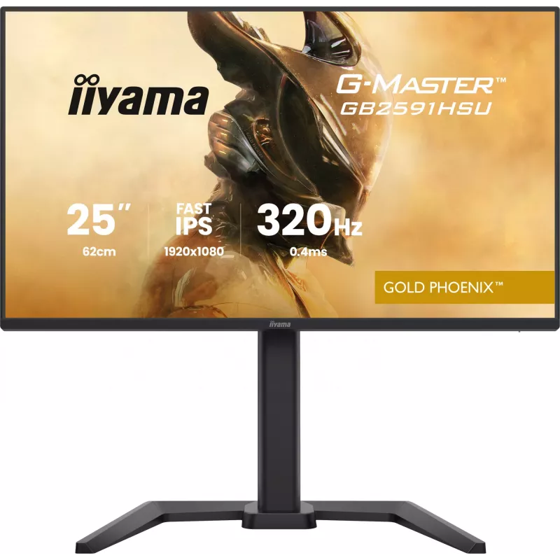 Žaidimų monitorius IIYAMA G-Master GB2591HSU-B1 24,5 col. (68,6 cm) Full HD — HDMI/DisplayPort/USB, juodas