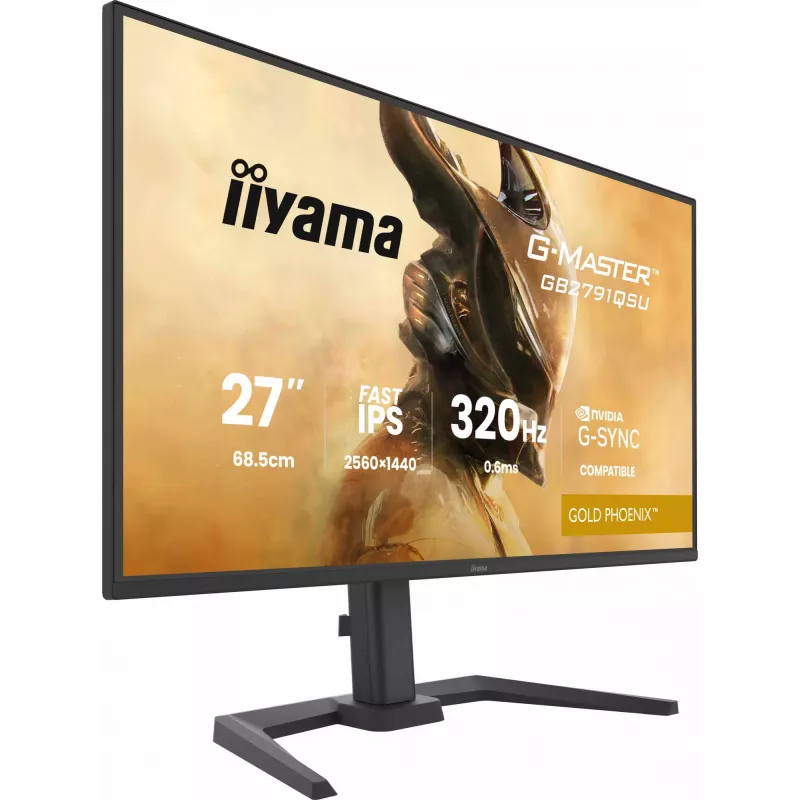 Žaidimų monitorius IIYAMA GB2791QSU-B1 27 colių (68,6 cm) QHD su HDMI, DisplayPort ir USB, juodas