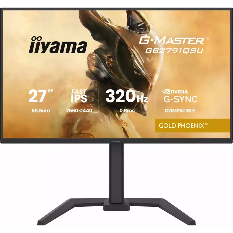Žaidimų monitorius IIYAMA GB2791QSU-B1 27 colių (68,6 cm) QHD su HDMI, DisplayPort ir USB, juodas