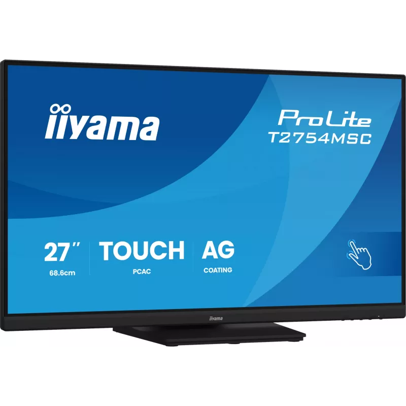 Monitor IIYAMA ProLite T2754MSC-B2AG 27 colių (68,6 cm) Full HD LED HDMI/VGA/USB, juodas
