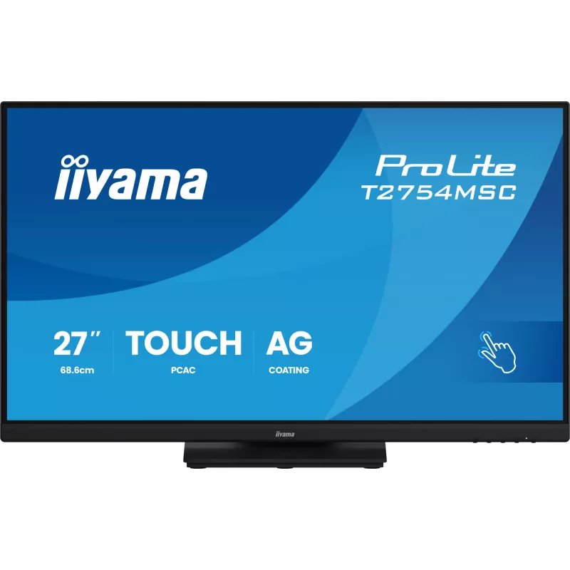 Monitor IIYAMA ProLite T2754MSC-B2AG 27 colių (68,6 cm) Full HD LED HDMI/VGA/USB, juodas