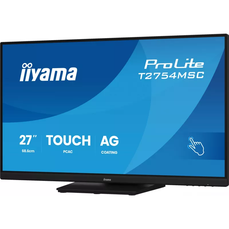 Monitor IIYAMA ProLite T2754MSC-B2AG 27 colių (68,6 cm) Full HD LED HDMI/VGA/USB, juodas
