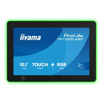 Monitorius iiyama ProLite TW1025LASC-B3PNR 10,1 colio (25,6 cm) WXGA IPS LED jutiklinis ekranas, 1280x800, 16:10, USB šakotuvas, garsiakalbiai, VESA, juodas