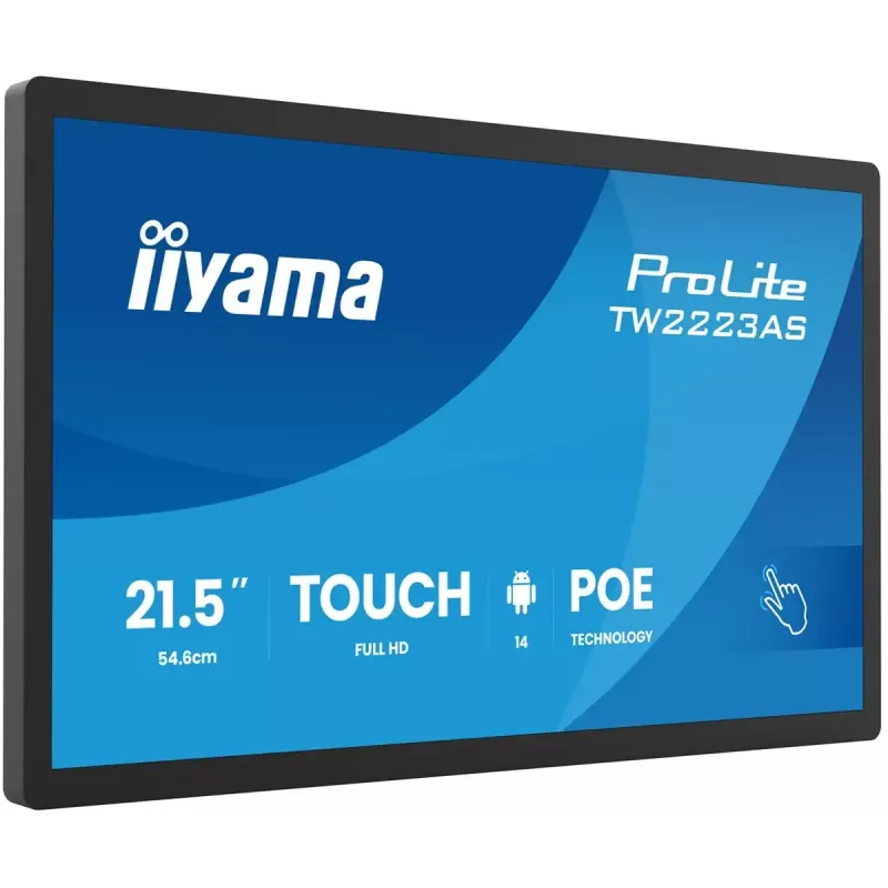 Monitor IIYAMA TW2223AS-B3P 21.5 col. (55.0 cm) M-Touch USB-C Android 16:9