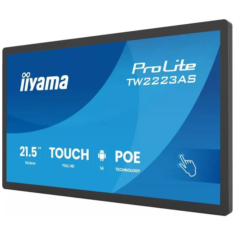 Monitor IIYAMA TW2223AS-B3P 21.5 col. (55.0 cm) M-Touch USB-C Android 16:9