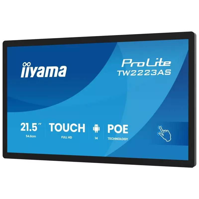 Monitor IIYAMA TW2223AS-B3P 21.5 col. (55.0 cm) M-Touch USB-C Android 16:9
