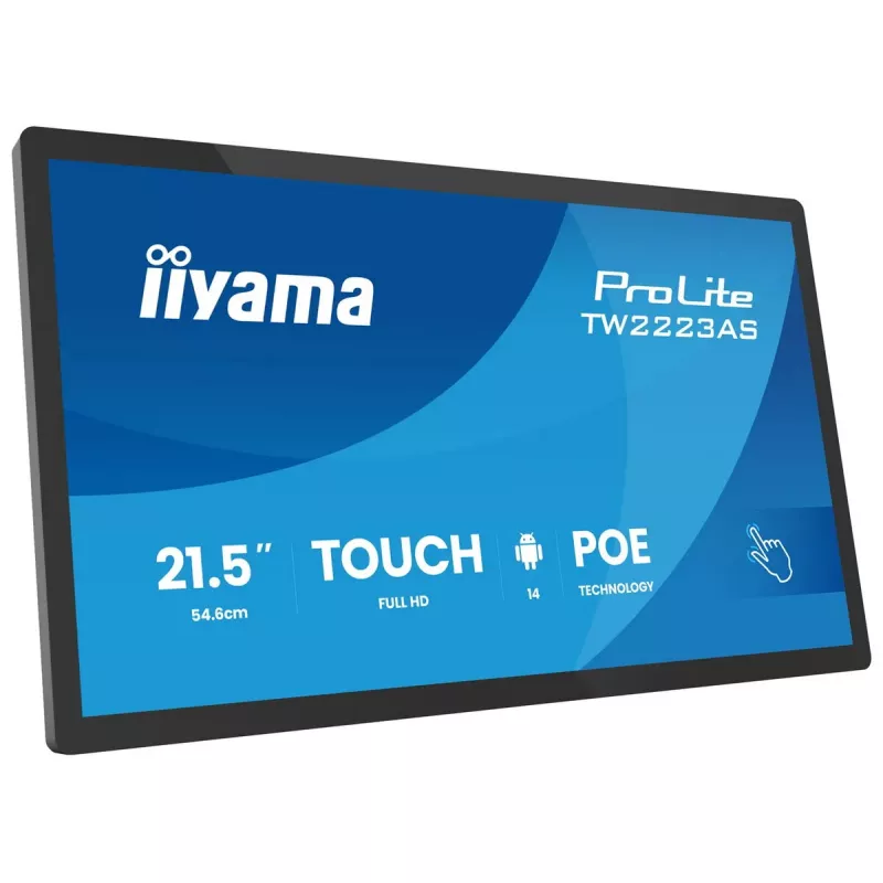 Monitor IIYAMA TW2223AS-B3P 21.5 col. (55.0 cm) M-Touch USB-C Android 16:9