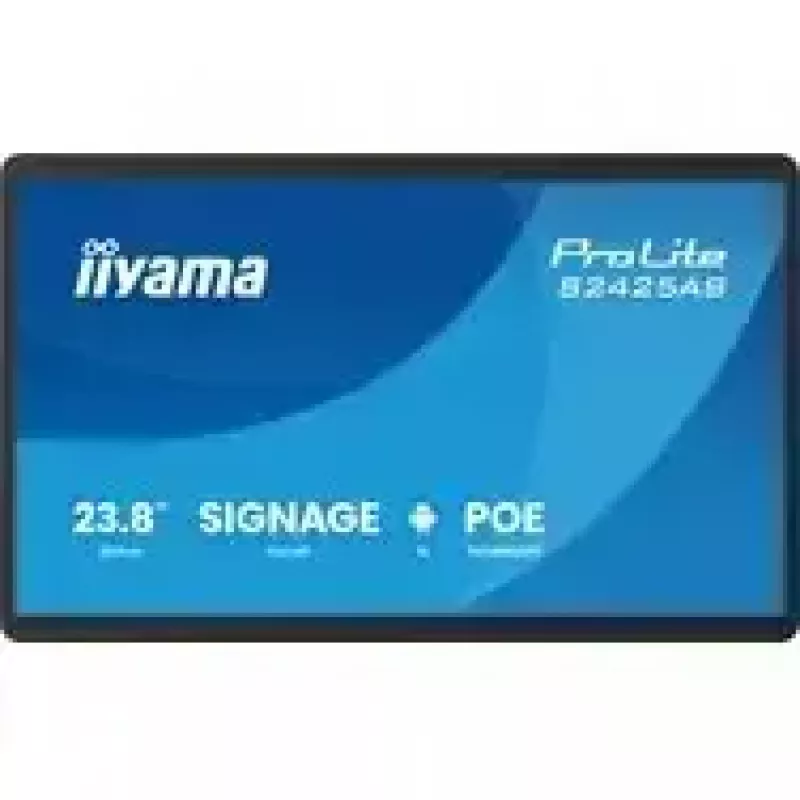 iiyama ProLite S2425AS-B1P Skaitmeninės iškabos plokščiaekranis skydas 60,5 cm (23,8 col.) LCD Wi-Fi 500 cd/m² Full HD Juoda Integruotas procesorius Android 24/7