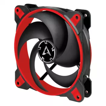 ARCTIC BioniX P120 (raudonas) – slėgiui optimizuotas 120 mm žaidimų ventiliatorius su PWM PST