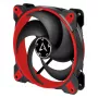 ARCTIC BioniX P120 (raudonas) – slėgiui optimizuotas 120 mm žaidimų ventiliatorius su PWM PST