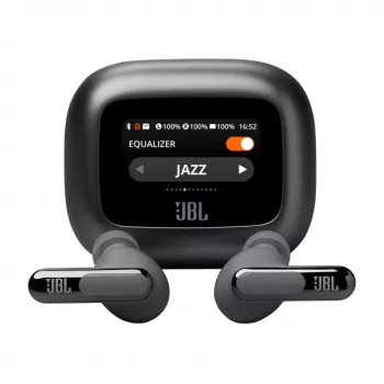 JBL Live Beam 3 ausinės belaidės į ausis pokalbiams/muzikai/sportui/kasdienai Bluetooth juoda